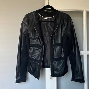 Karl Lagerfeld black jacket with zipper